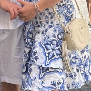 Elegant Cream Crossbody Bag